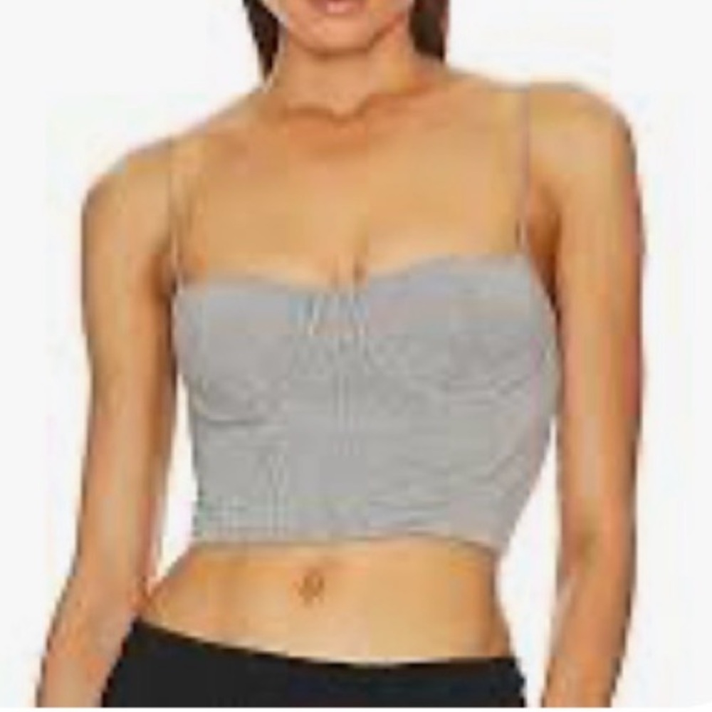 NWT Ser.o.ya Viv‎ Corset light grey Cropped size XS